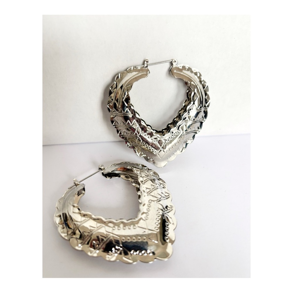 Door Knocker Heart Earrings